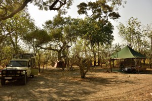 privé kampeer locatie Botswana