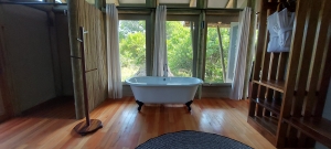Afrika luxe rondreis - Bad met uitzicht